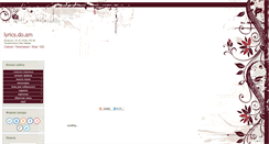 Desktop Screenshot of lyrics.do.am